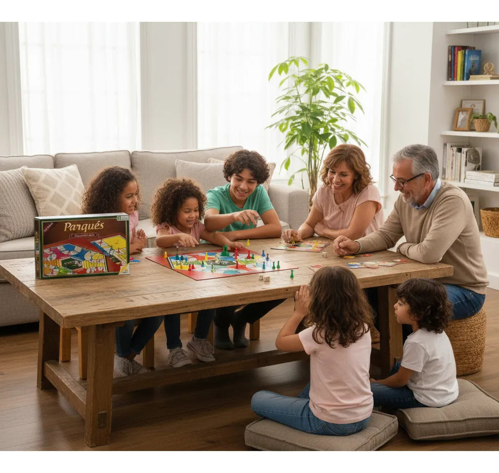 Juego De Mesa Parqués De 6 Puestos