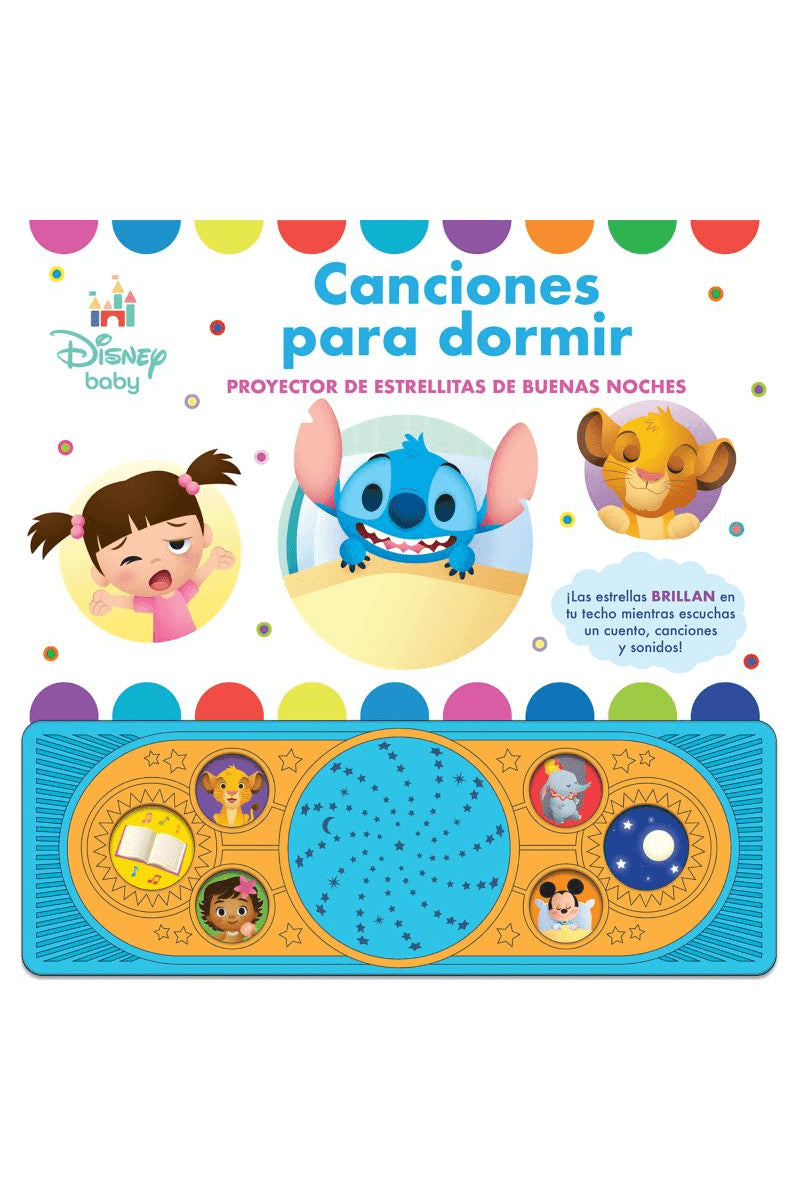 Libro Proyector Canciones Para Dormir Disney Baby Para Niños