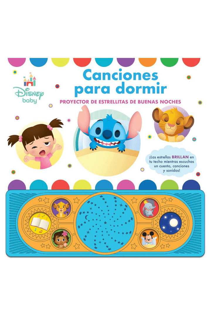 Libro Proyector Canciones Para Dormir Disney Baby Para Niños