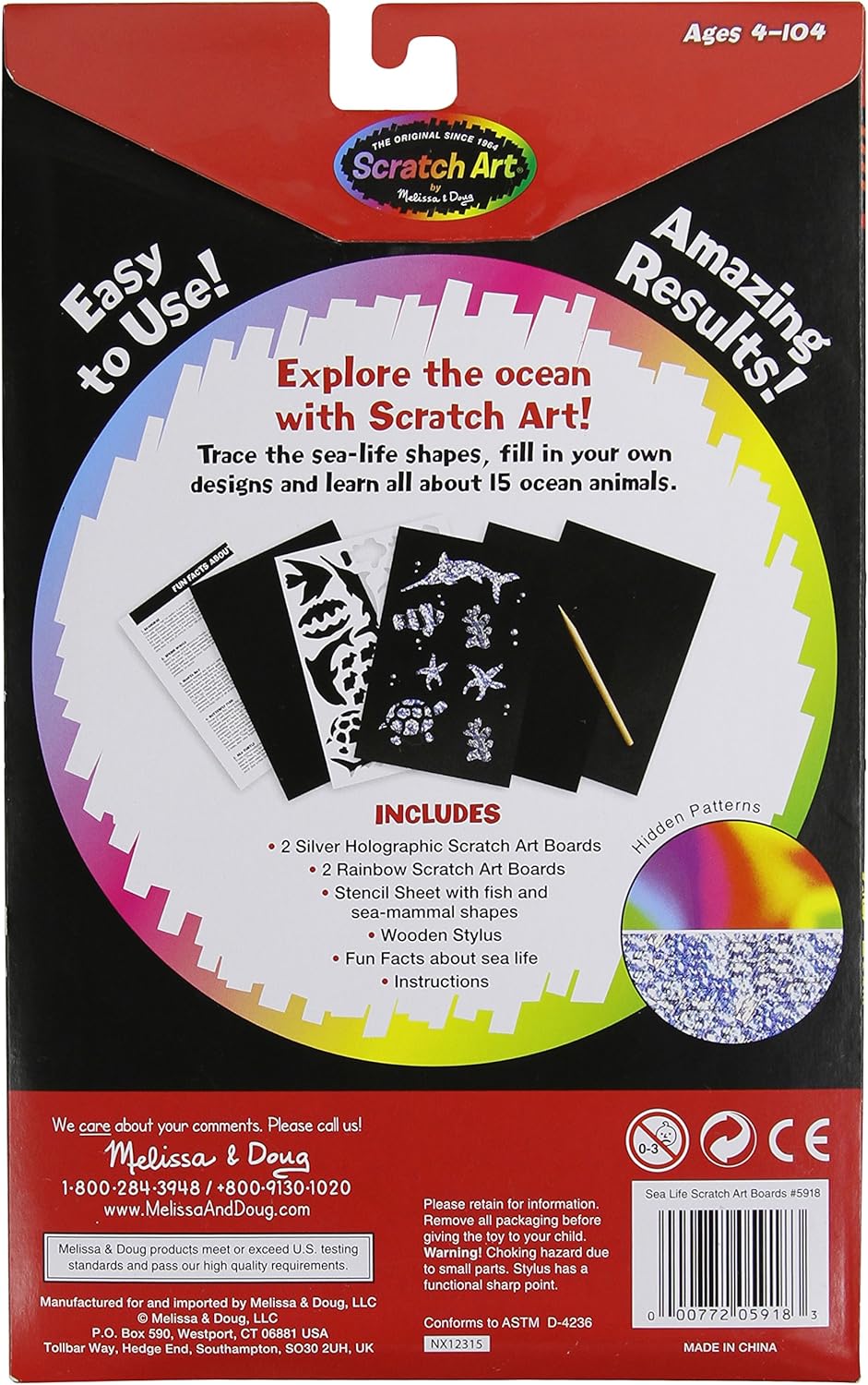 Set De Arte Para Raspar océano Actividades Niños