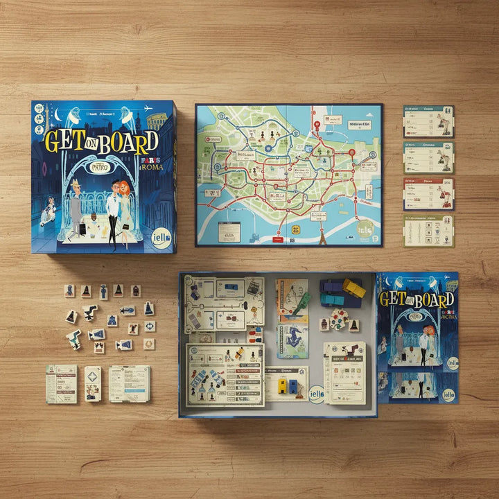 Juego De Mesa Estratégico Get On Board  Adultos
