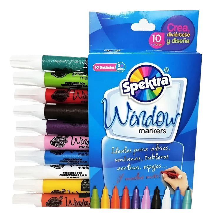 Marcadores Para Ventanas Borrable