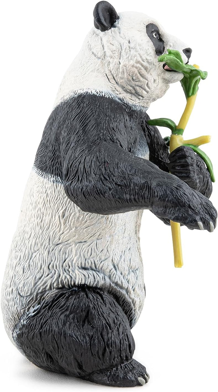 Figura Panda Con Bamboo Pintada A Mano Papo
