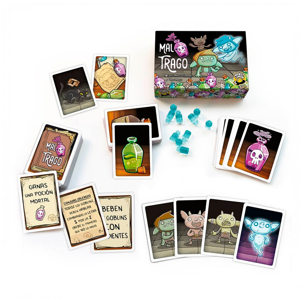 Mal Trago Juego De Mesa Estrategia Niños Adultos