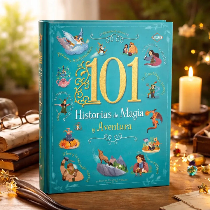 Libro Didáctico 101 Historias De Magia Y Aventura Para Niños