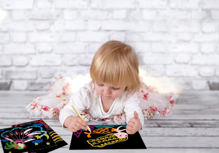 Libro De Ilustración Scratch océano Para Niños