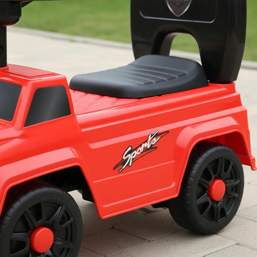 Carros Montable Con Bocina rojo Para Niños