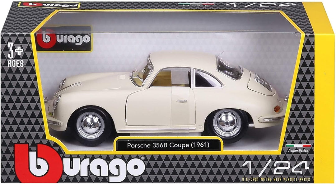 Carro A Escala Bburago 1/24 Porsche 356b Coupe