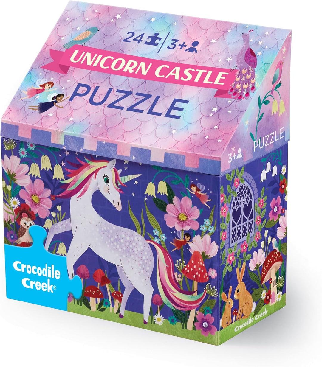 Rompecabezas Castillo Unicornio 24 Piezas Para Niños