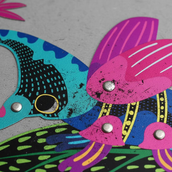 Set De Arte Marionetas Para Raspar Insectos