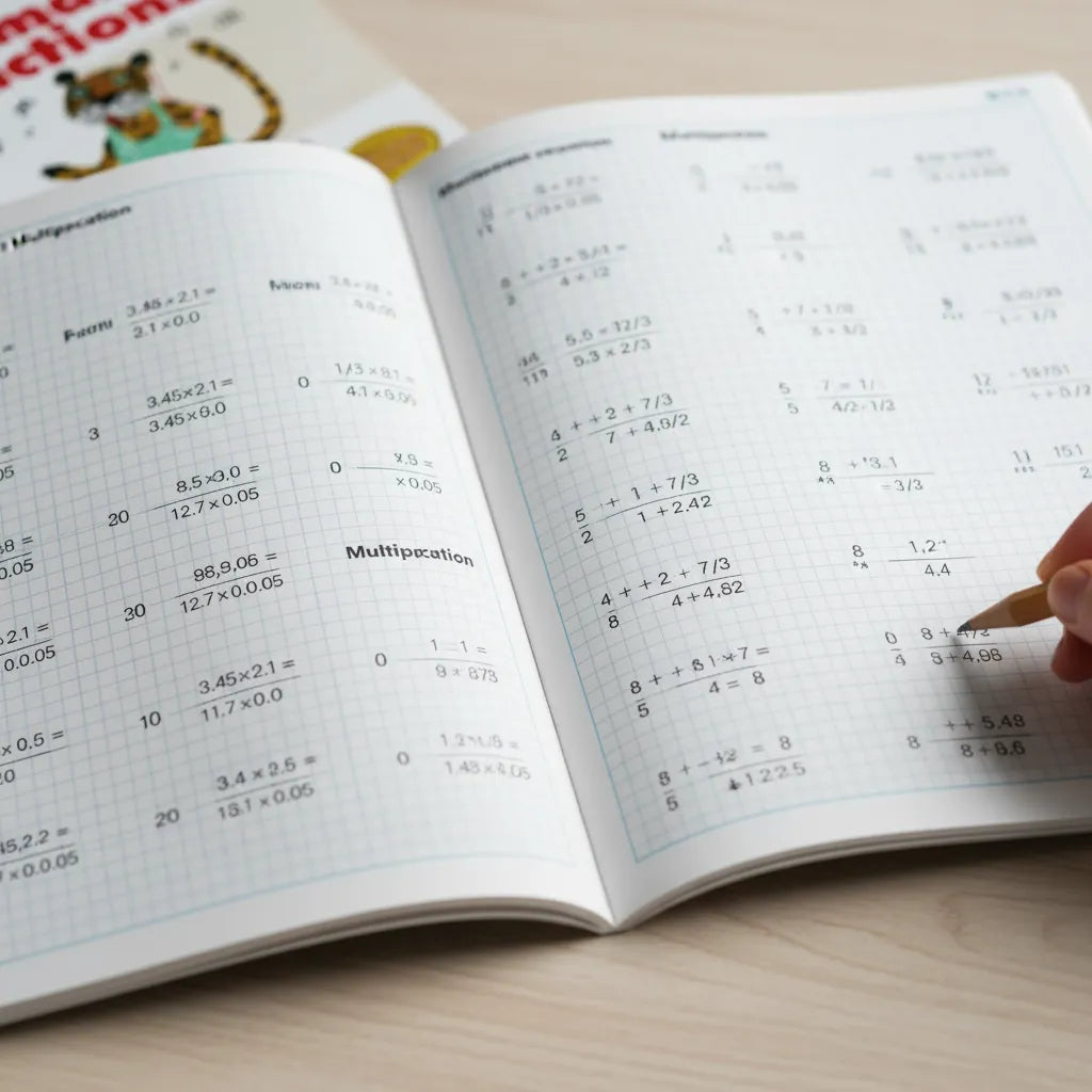 Libro Kumon Decimales Y Fracciones Quinto Grado En Ingles