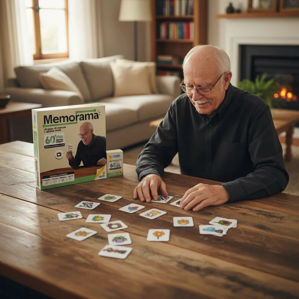 Juego De Mesa Memorama Visual Adultos Mayores