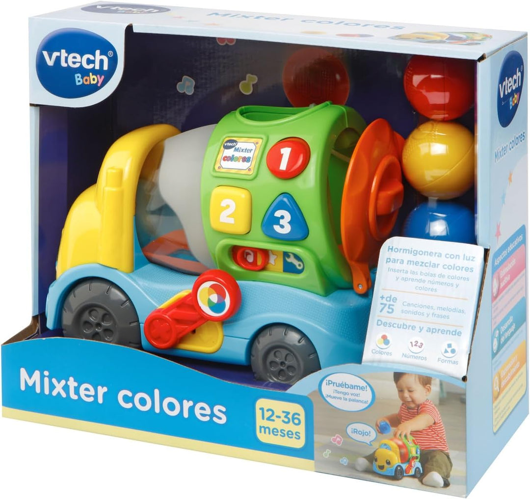 Juguete Camión Mezclador De Colores Para Niños