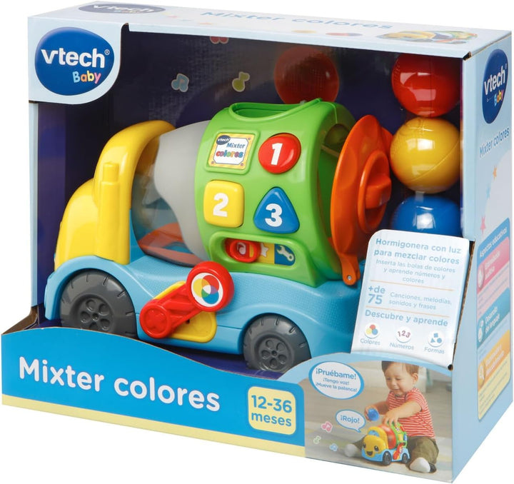 Juguete Camión Mezclador De Colores Para Niños