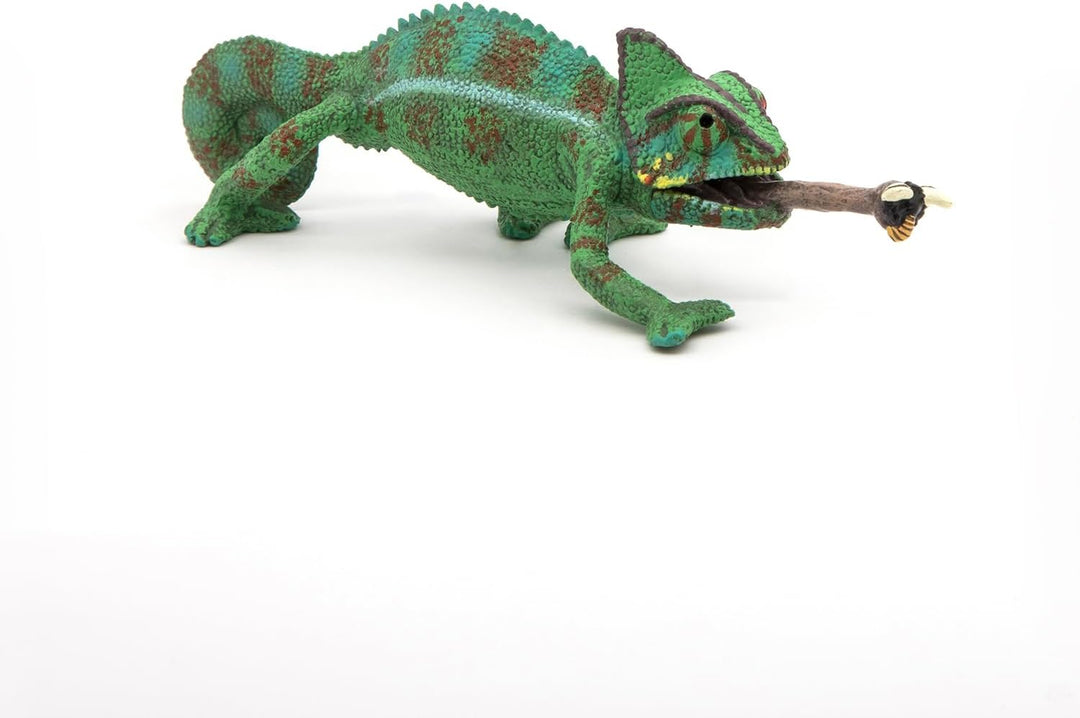 Figura Coleccionable Camaleón Pintado A Mano Papo Niños