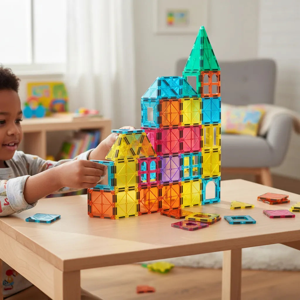 Juego bloques Magnética 70 Piezas Para Niños