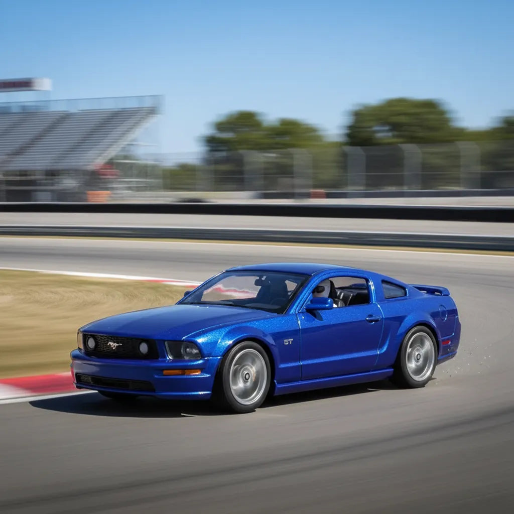 Carro A Escala 1:43 Ford Mustang Gt Azul