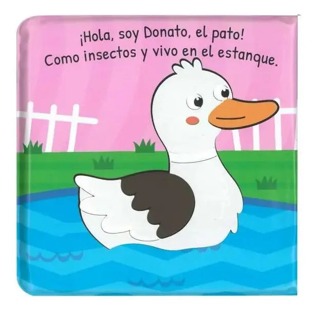 Libro Animales De La Granja Impermeables Para Niños