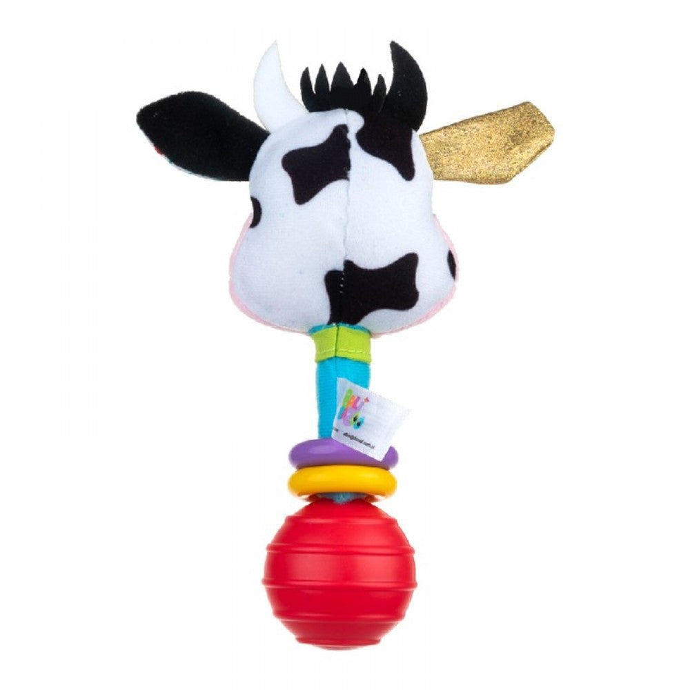 Juguete Bebe Peluche Vaca Sensorial sonajero