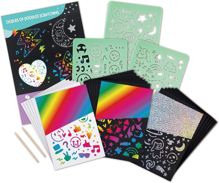 Set Juego De Creatividad Raspa Y Revela Niños