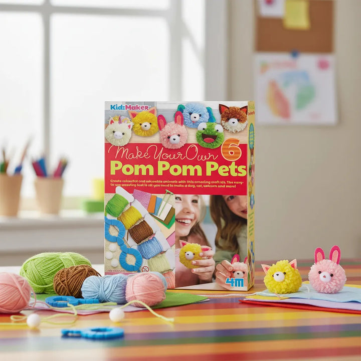 Kit De Arte Mascotas De Pompom