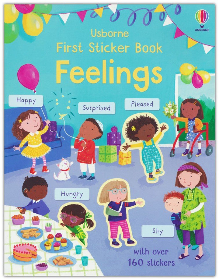 Libro Educativo Sentimientos Con Stickers Para Niños