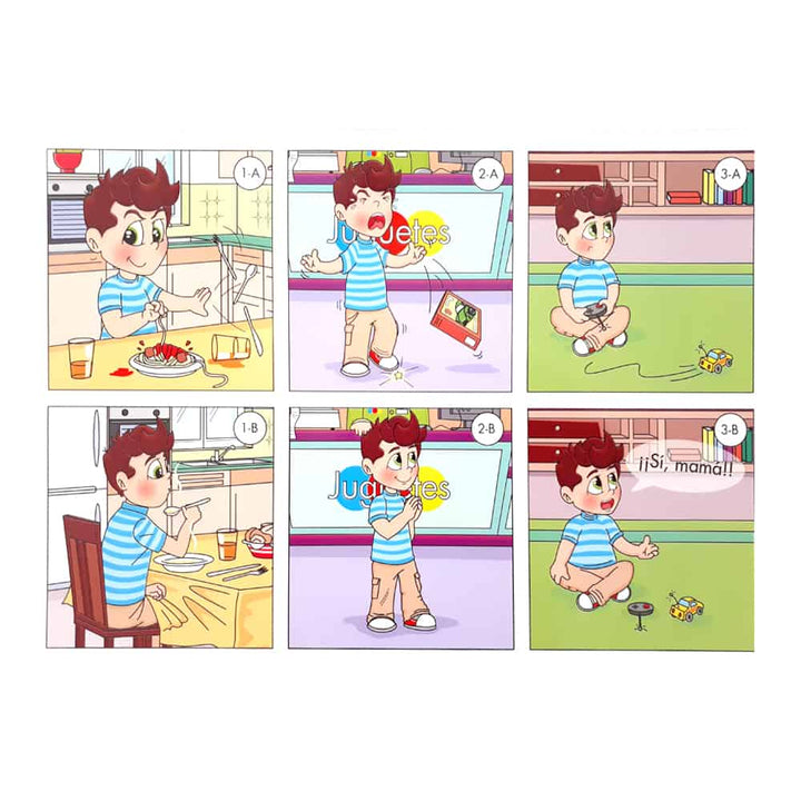 Libro Didáctico Ilustrado Aprendo A Comportarme Para Niños
