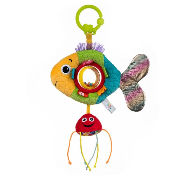 Juguete Bebe Peluche Pez Sensorial Mordedor
