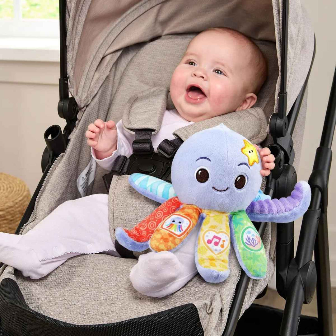 Juguete Peluche Pulpo Con Sonidos Para Bebés