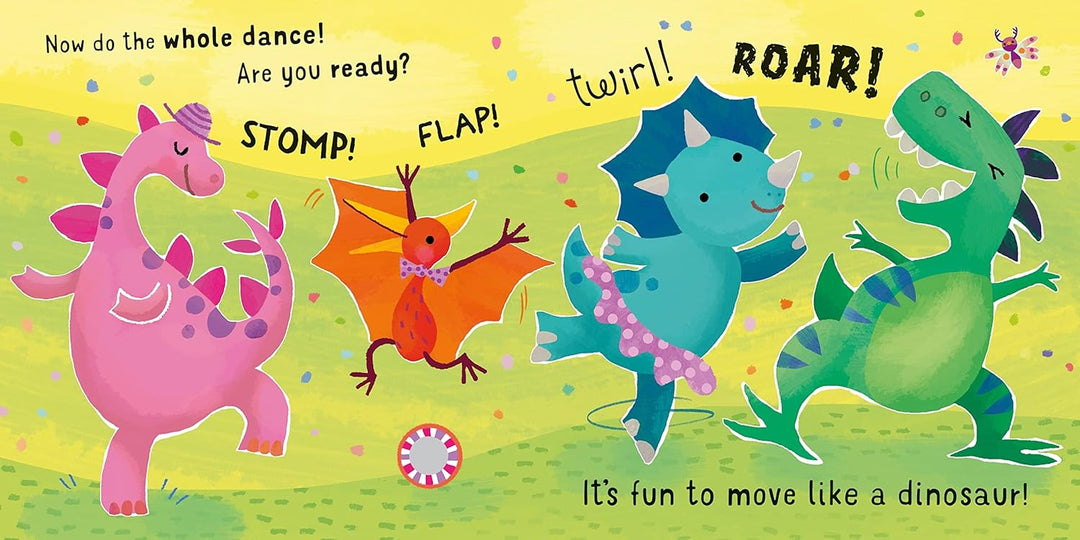 Libro Didácticos Con Sonidos Baila Con Los Dinosaurios Niños
