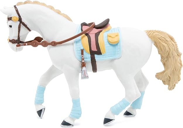 Figura Coleccionable Caballo Jinete Pintada A Mano