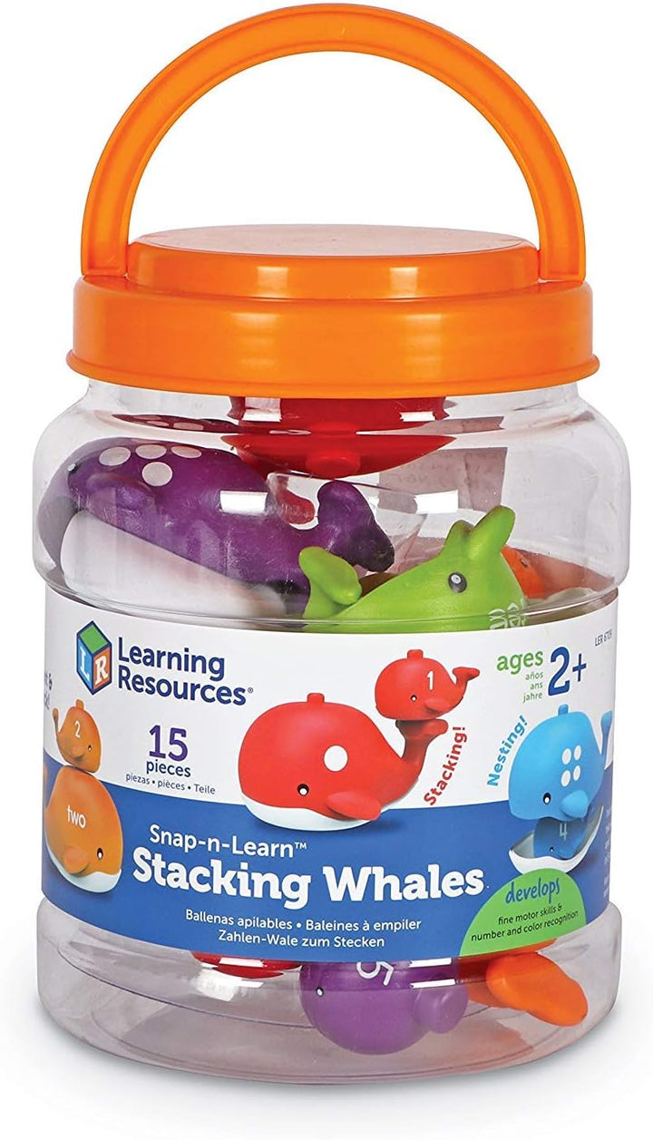 Juego Didáctico Ballenas Apilables Para Niños