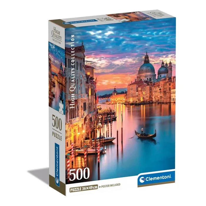 Rompecabezas 500 Piezas Iluminación De Venecia Clementoni
