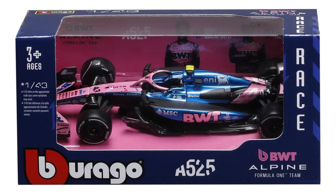Carro A Escala 1/43 Race Formula Alpine A525