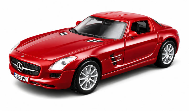 Carro Coleccionable A Escala 1/36 Mercedes Benz Sls Amg Rojo