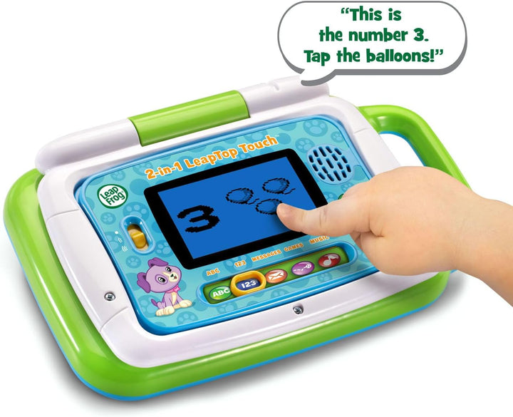 Juguete Laptop 2 En 1 Pantalla Táctil Para Niños