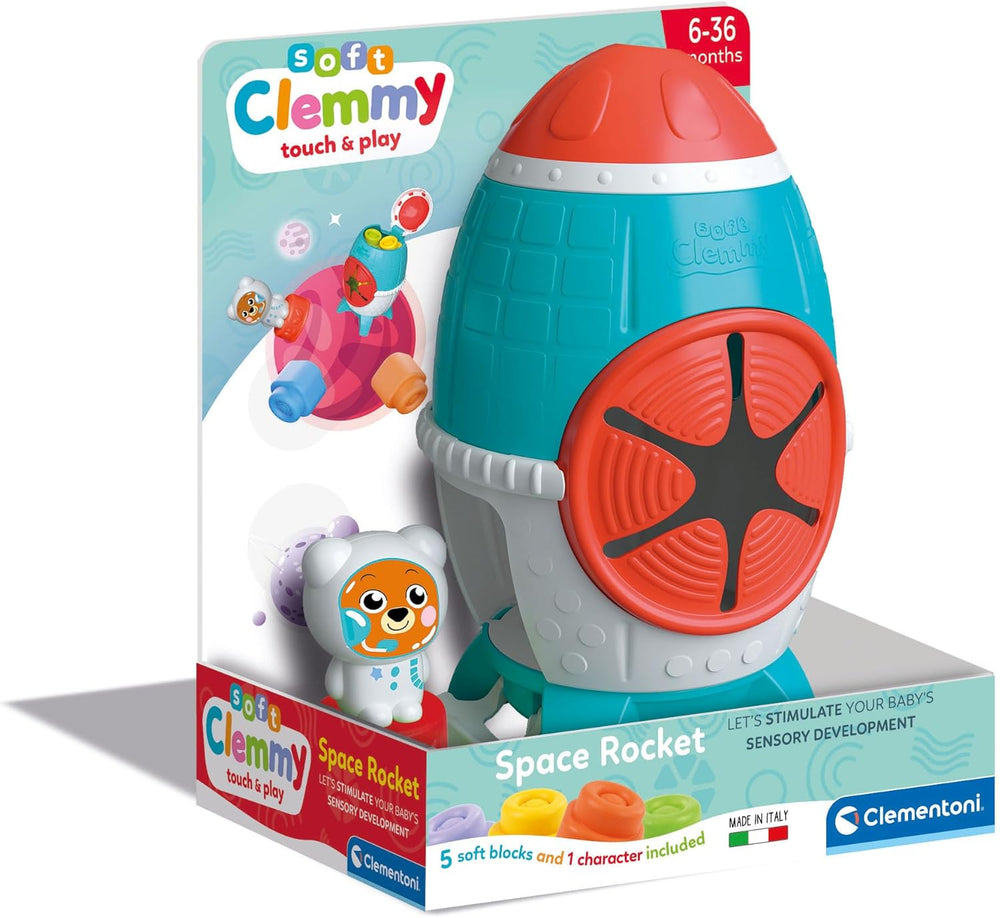Juguete Cohete Espacial Bloques Para Niños