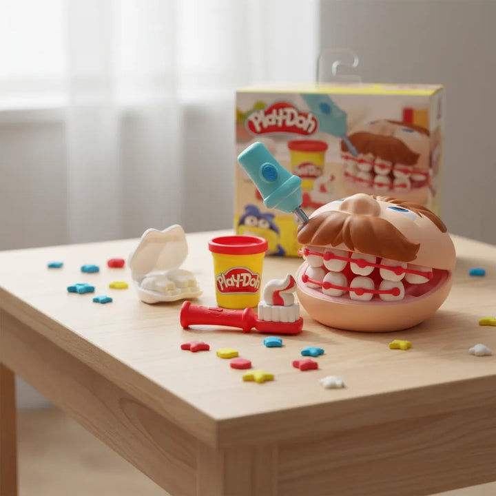 Juego Didáctico Play-doh Mini Dentista Para Niños