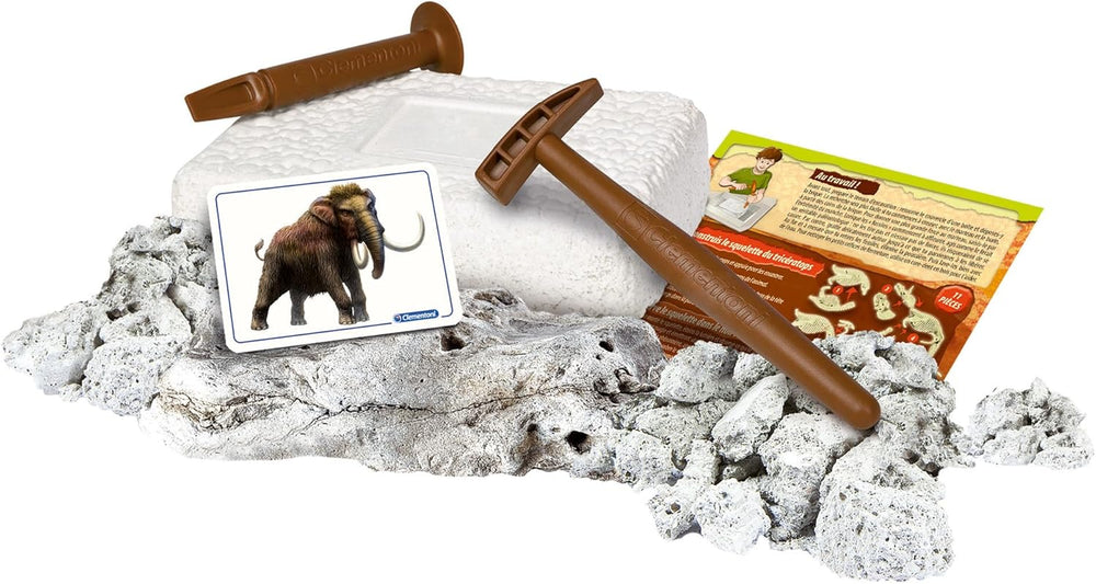 Juego Didáctico Fósiles De Mamut Niños