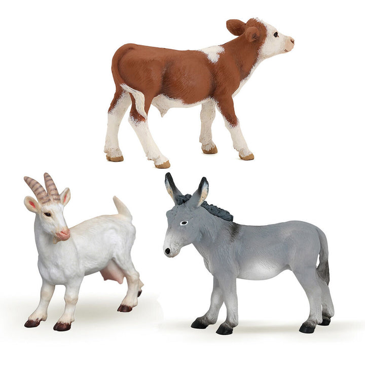 Set Figuras De Animales De Granja 6 Piezas Niños