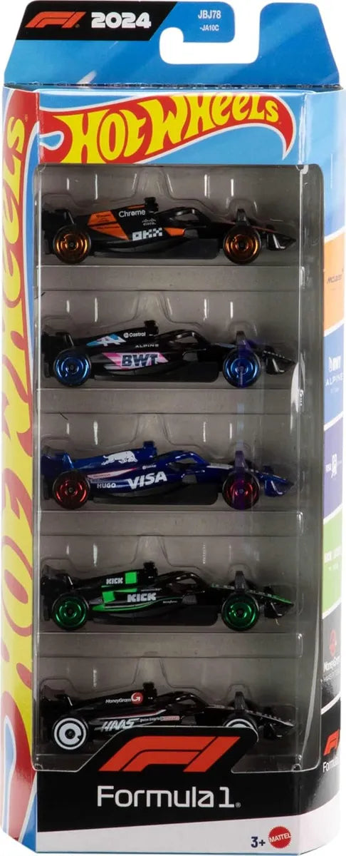 Set Wheel Fórmula 1 2024 Escala 1:64 Niños Azul