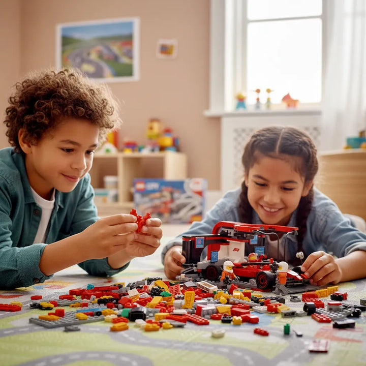 Juguete Lego City F1 Pit Stop Ferrari 322 Piezas Para Niños
