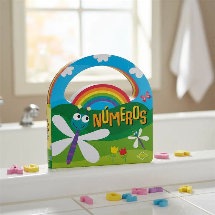 Libro Didáctico Ilustrado Para El Baño Números Para Niños