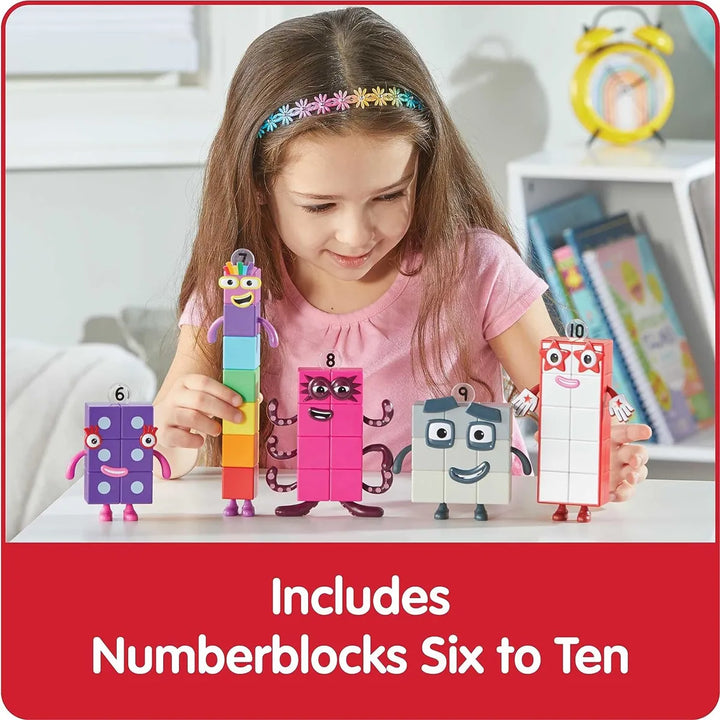 Juego Figuras Numberblocks Del 6 Al 10 Niños