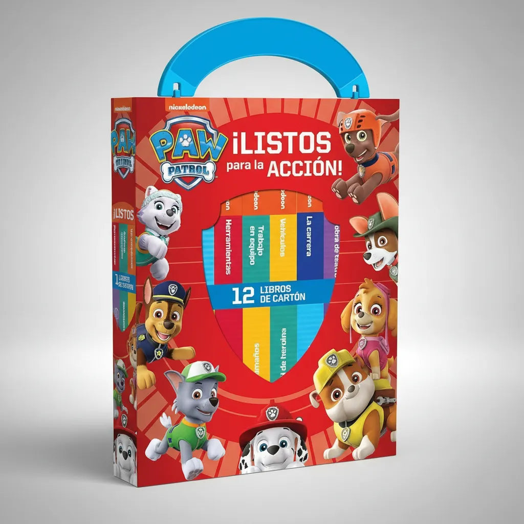 Libro Infantil educativo Paw Patrol 12 En 1 Para Niño