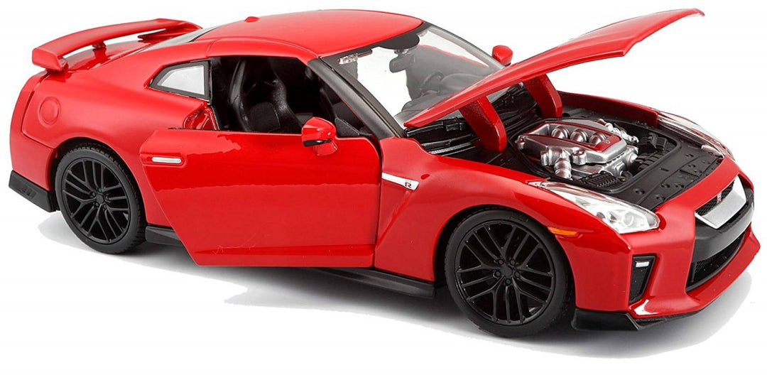 Carro Coleccionable Bburago 1/24 Nissan Gt-r Rojo