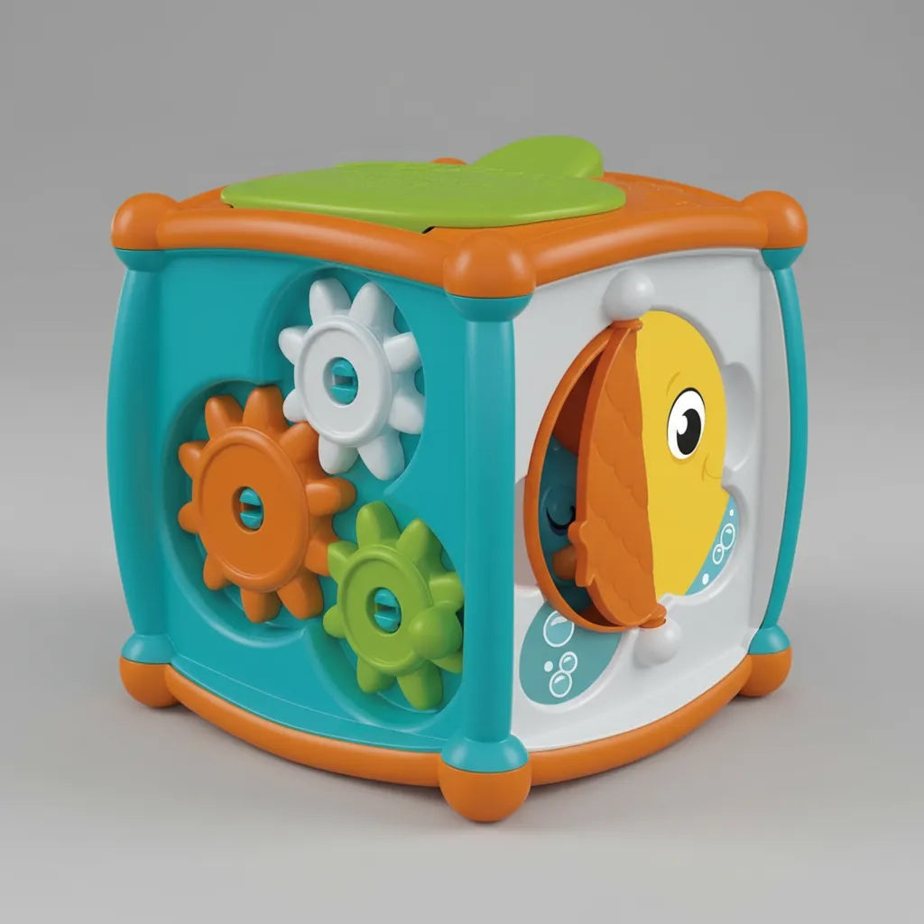 Juego Didáctico Cubo Actividades Para Bebés