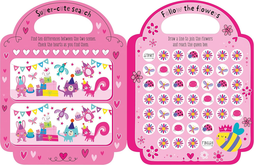 Libro Infantil De Actividades Con Stickers Para Niñas