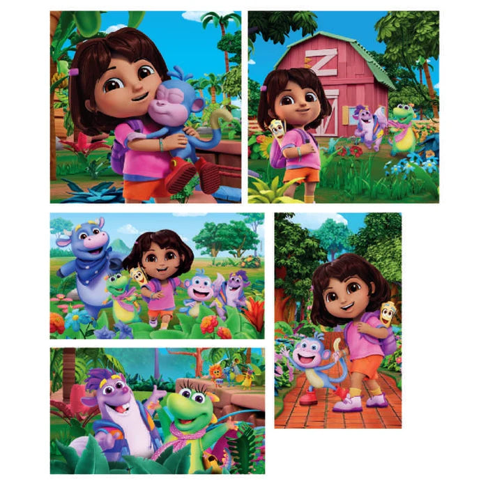 Rompecabezas 10 En 1 Dora La Exploradora Clementoni Niños