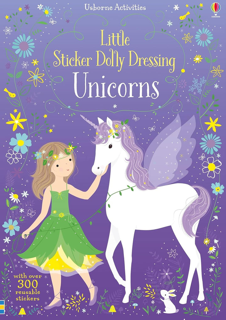 Libro Didáctico Diseño De Unicornios Stickers Niñas